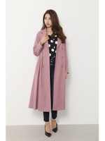 Big collar back lace trench CT/PUR