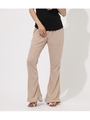 CUT LACE FLARE PANTS/L/BEG1