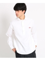 DANTON　ラウンドカラーワークシャツ/ホワイト(001)