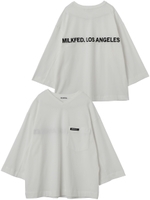 FRONT POCKET BACK LOGO TOP/ホワイト