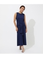 FRONT TIE ONEPIECE/NVY
