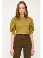 GATHER SLEEVE HG TOPS/L/YEL1