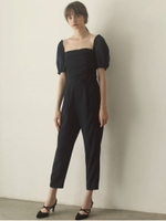 LADYシアーパフスリーブパンツDRESS/NVY