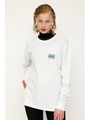LOSE CONTROL L／S Tシャツ/WHT