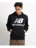 NEW BALANCE ロゴプリントスウェットパーカー/ブラック(019)