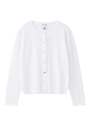 OPENWORK KNIT CARDIGAN/ホワイト