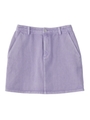 OVERDYED TWILL SKIRT/ライトパープル