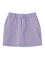 OVERDYED TWILL SKIRT/ライトパープル