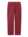 PLAID TAPERED PANTS/レッド