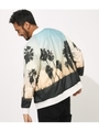 REVERSIBLE MESH BLOUSON/WHT