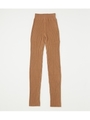 RIB KNIT LEGGINS/BEG