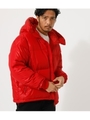 SHIRAY HOODED DOWN JACKET/RED