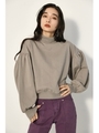 SLEEVE GATHER SW/L/GRY1