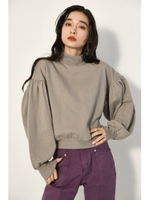 SLEEVE GATHER SW/L/GRY1