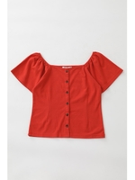 SQUARE NECK トップス/ORG