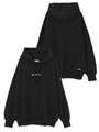 STENCIL SWEAT HOODIE/ブラック