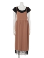 TOPSSETロングワンピース/ベージュ