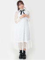 Vintageレースワンピース/ブルー