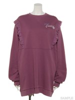 WHIMSICAL PANDA FRILL OP/PINK