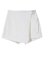 WRAP SHORT PANTS/ホワイト