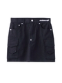 X-GIRL X MADE ME CARGO SKIRT/ブラック