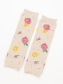 [ベビー]ピオニー柄レッグウォーマー/ピンク