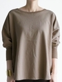 oversize washed p/o/ベージュ