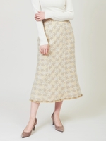 ［ＤＥＶＥＡＵＸ］星柄タイトスカート/ベージュ