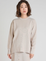 《セットアップ対応》《手洗い可能》AMOSSAプルオーバー/ベージュ
