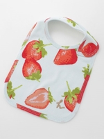 「ベビー」コットンキャンディ いちごプリントスタイ/レッド