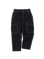 【100-150cm】ストレッチカーゴパンツ/チャコールグレー(014)