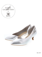 【3E/ストレスフリー】サイドオープンパンプス/SILVER