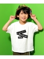 【ANAP KIDS】 プリントビッグスリットTシャツ/ホワイト(001)