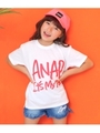 【ANAPKIDS】手書きロゴビックTシャツ/ホワイト(001)