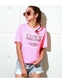 【Anap USA】 LUXEプリントネオンTシャツ/ネオンピンク(086)