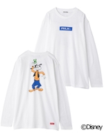 【Disney】LS TEE / GOOFY ./ホワイト