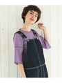【Factor=】レース切替トップス/パープル(022)