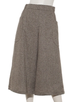 【HONEY CHURCH】ウール混ツイード/茶