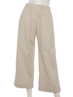 【HONEYCHURCH】コットンリネンインディゴパンツ/生成