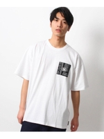 【WEB限定】DC/ディーシー別注ビックシルエット バンダナ／リップストップポケTEE/ユニセックスでオススメ！！/ホワイト(102)