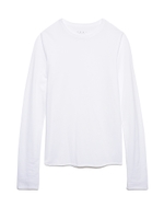 【emmi atelier】オーガニックシンプルカットソー/WHT