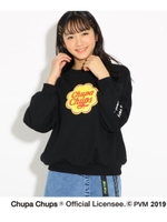 【チュッパチャプス】裏毛トップス/ブラック(019)