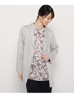 【ハンドウォッシュ】リヨセルスムースジャケット/ライトグレー(011)