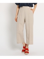 【マリン風】ボタン付ワイドパンツ/ベージュ(052)