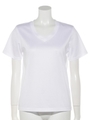 ＜日本製＞VネックTシャツ/WHITE