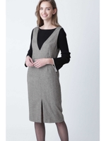 ◆ウールヘリンボーンジャンパースカート/ヘリンボーン1(011)