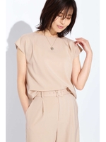 ２ＷＡＹストレッチセットアップブラウス/ピンクベージュ1(091)