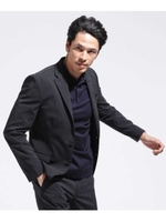 ＳＬ　シック＆シン　ストレッチストライプジャケット/ブラック(010)