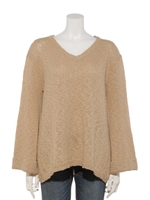 ＶネックスラブフレアＴＯＰＳ/ベージュ