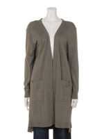 まろやかロングカーディガン/グレー